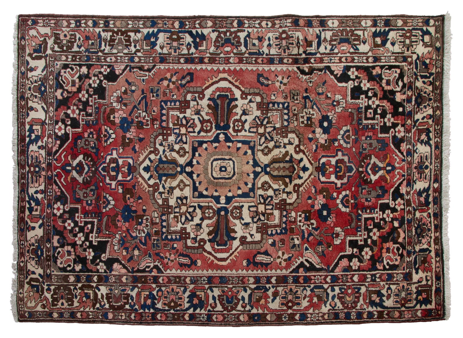 Persian Serapi Heriz Carpet, 7' 2 x 10' 3. (1 of 2)