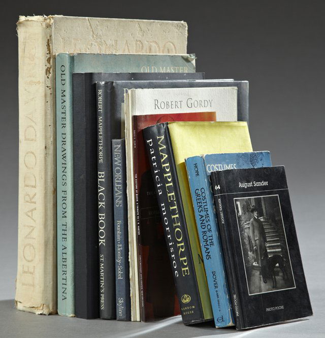 Group of Eleven Art Books, property of George Dureau.: Group of Eleven Art Books, property of George Dureau, consisting of "August Sander, Photo Poche," "Costumes of the Greeks and Romans," "Mapplethorpe," "The Culture of Queer, A Tribute to J. B. Harter,