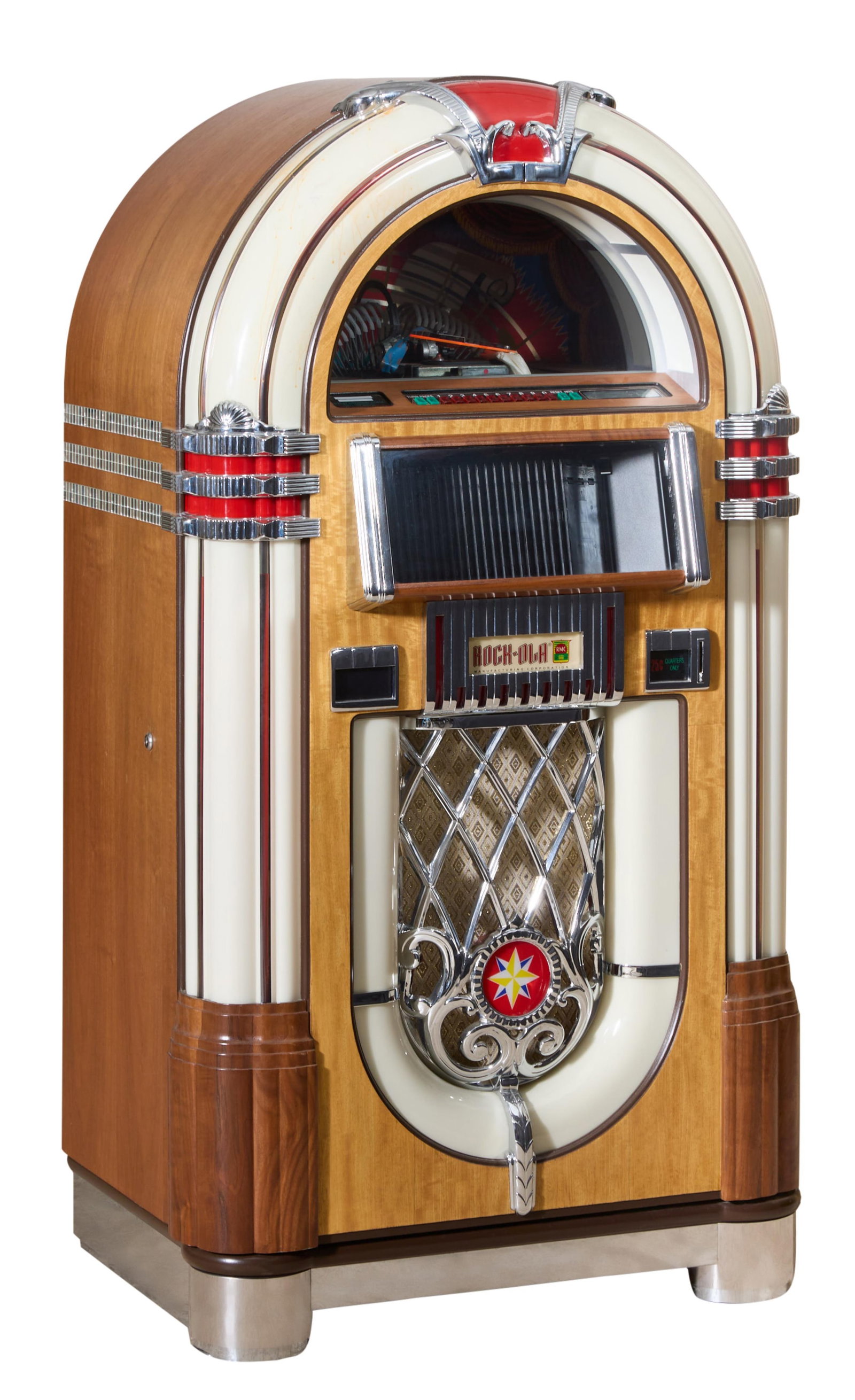 Rock-Ola CD Jukebox, early 21st c., H.- 61 1/4 in., W.- 33 in., D.- 26 in. (1 of 15)