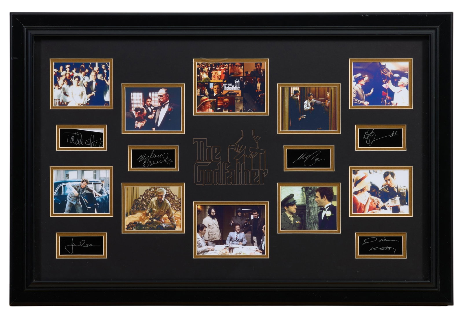The Godfather Autographed Memorabilia, Overall- H.- 23 1/2 in., W.- 35 1/2 in. (1 of 6)