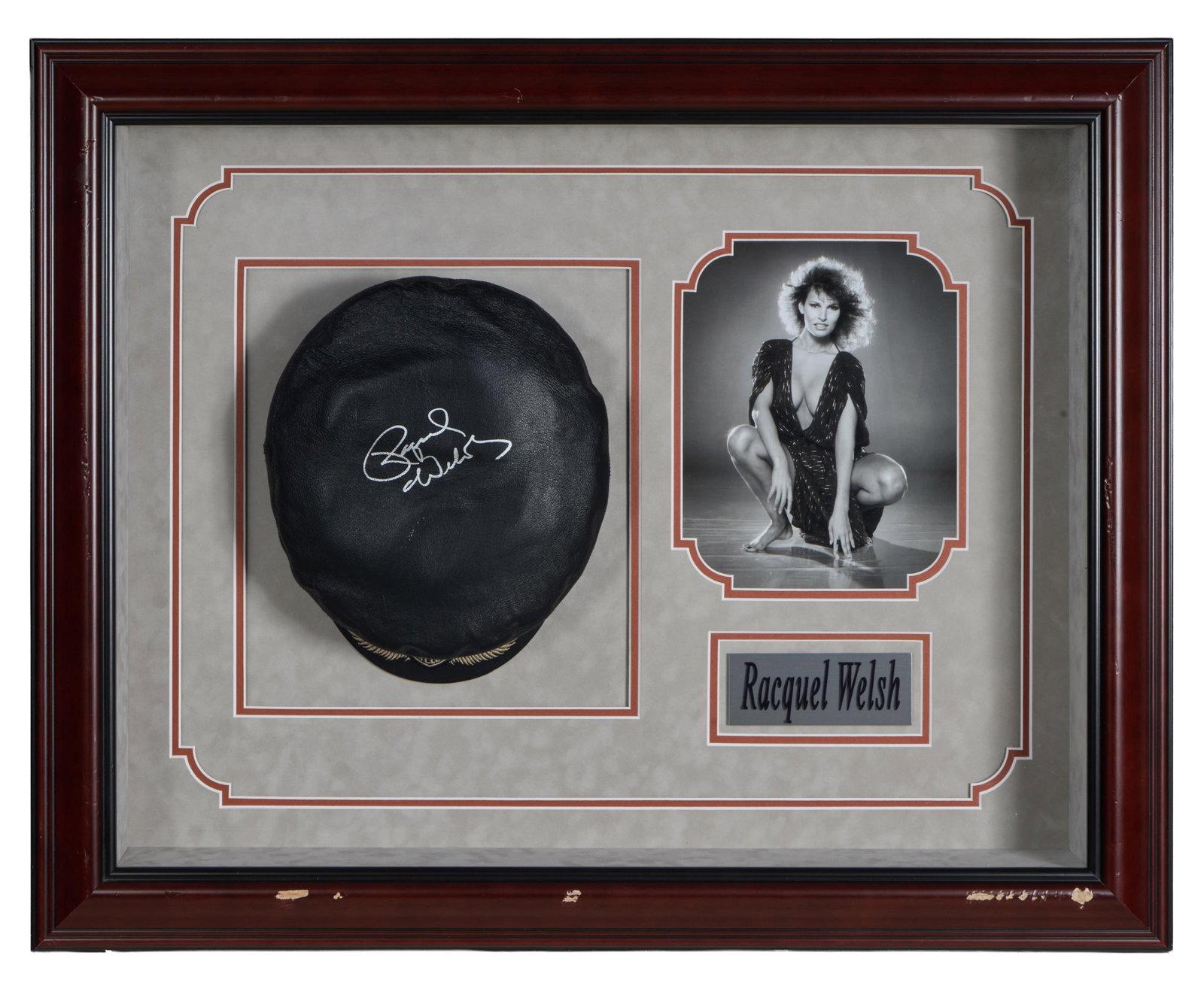 Racquel Welsh Autographed Memorabilia, Overall- H.- 30 in., W.- 24 in., D.- 4 in. (1 of 8)
