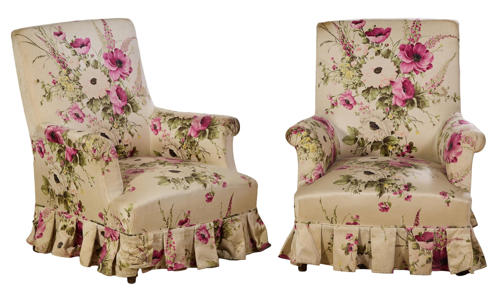 Pair of French Napoleon III Bergers, late 19th c., H.- 35 in., W.- 30 in., D.- 30 in. (2 Pcs.) (1 of 1)