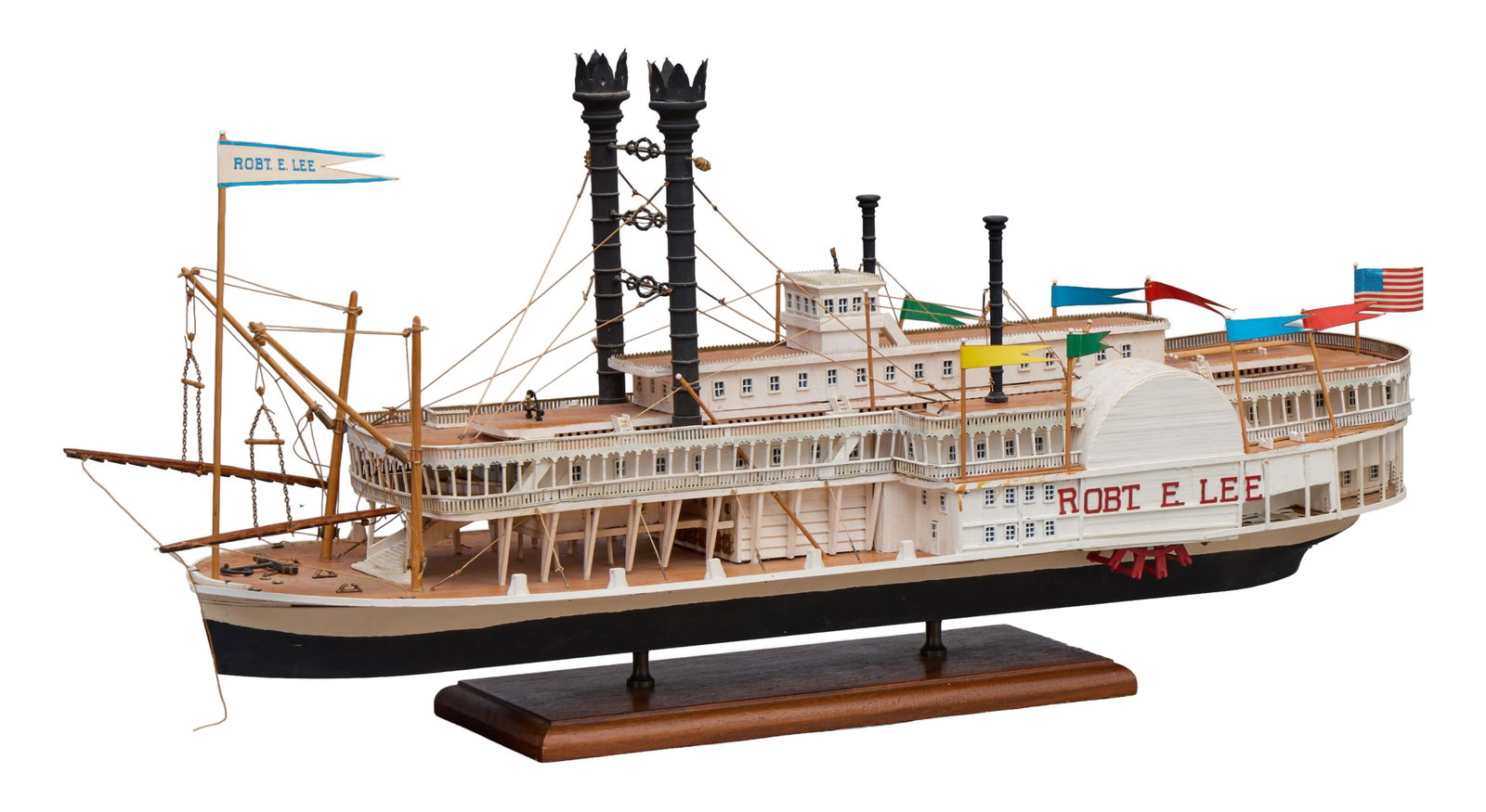 Lindberg Model Robert E. Lee Steamboat, 20th c., Overall- H.- 12 in., W.- 24 in., D.- 7 1/2 in. (1 of 2)