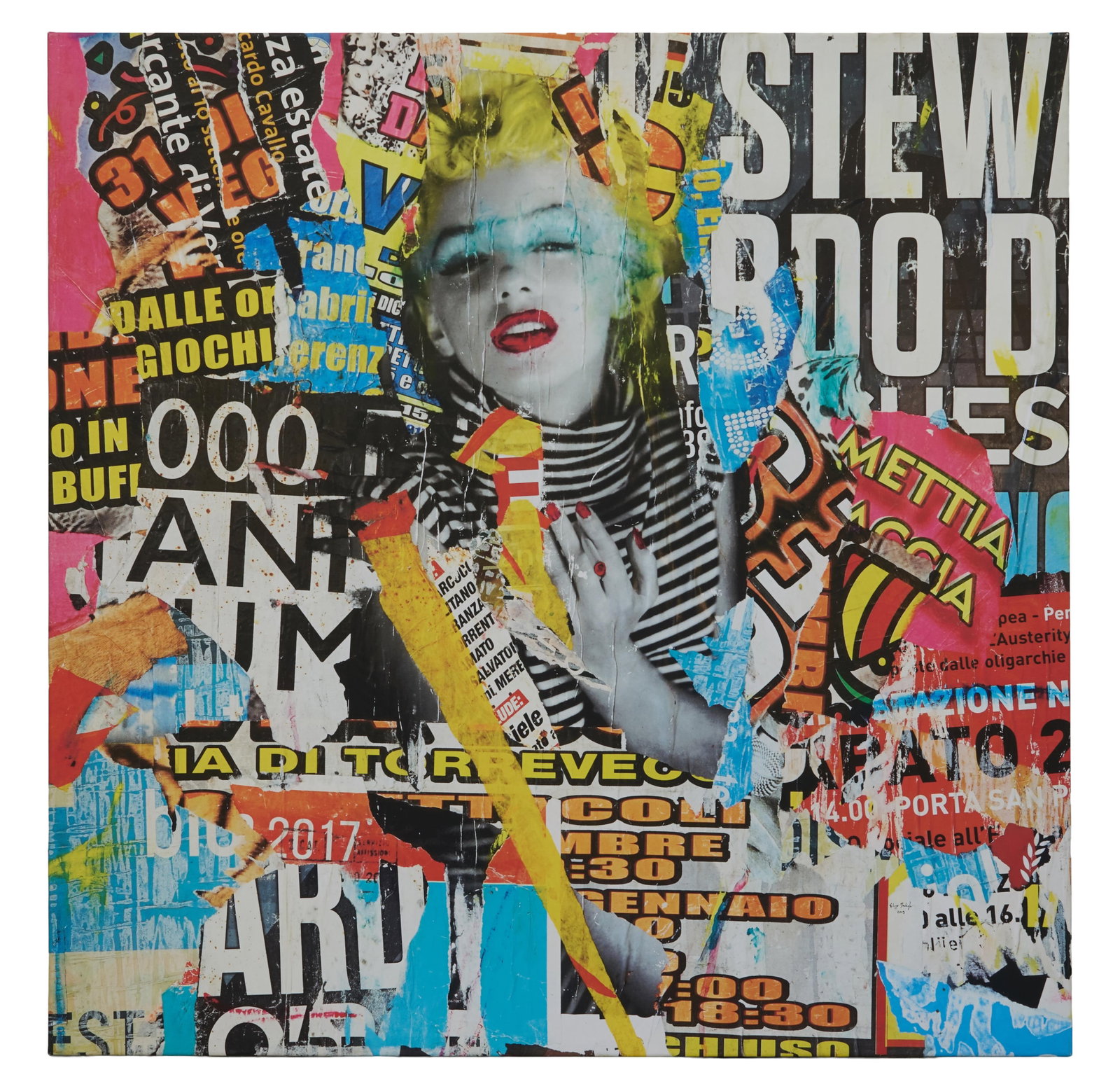 Filippo Imbrighi (Italian, b. 1975), Marilyn Monroe- "Always Believe in It," 2019, H.- 56 1/4 in., (1 of 4)