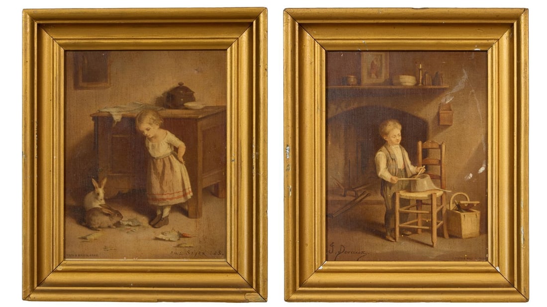 After Paul-Constant Soyer (French, 1823-1903) & Jules-Ernest Devaux (French, 1837-), Two French (1 of 13)