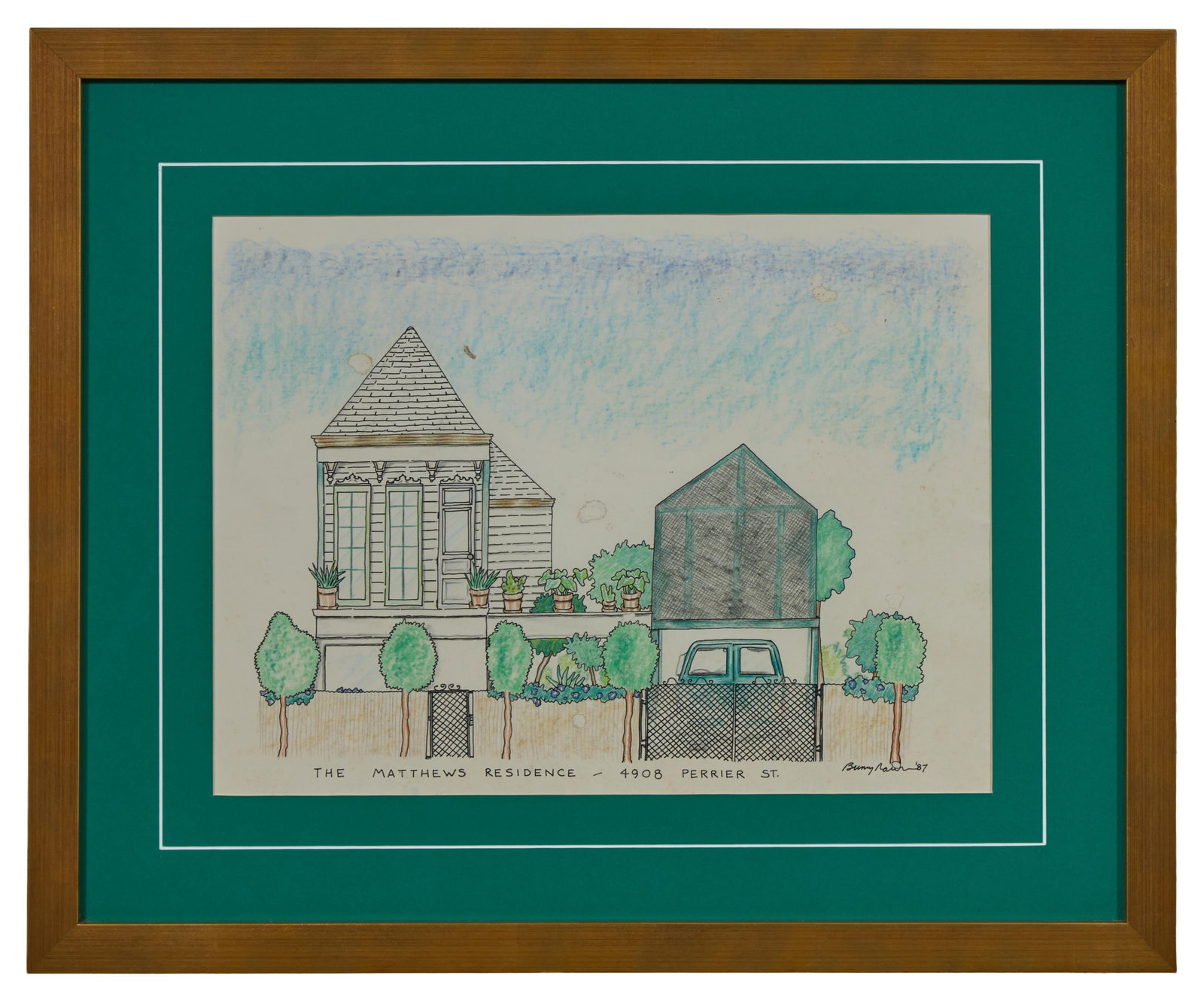 Bunny Matthews (American/Louisiana, 1951-2021), "Matthews Residence, 4908 Perrier St.," 1987, Sight- (1 of 5)