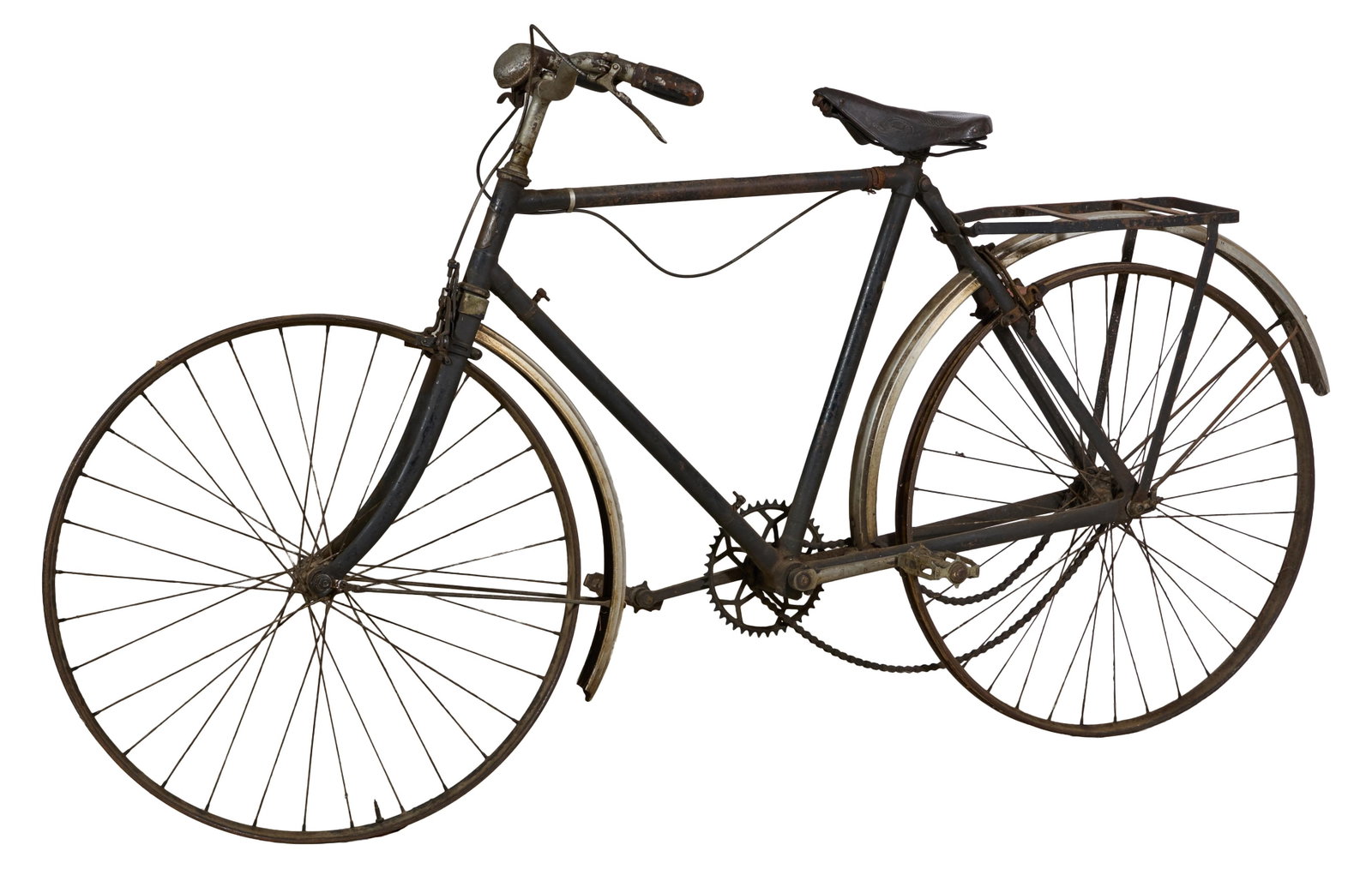 Vintage European Commuter Bicycle, early 20th c., H.- 39 in., W.- 20 in., D.- 73 in. (1 of 2)