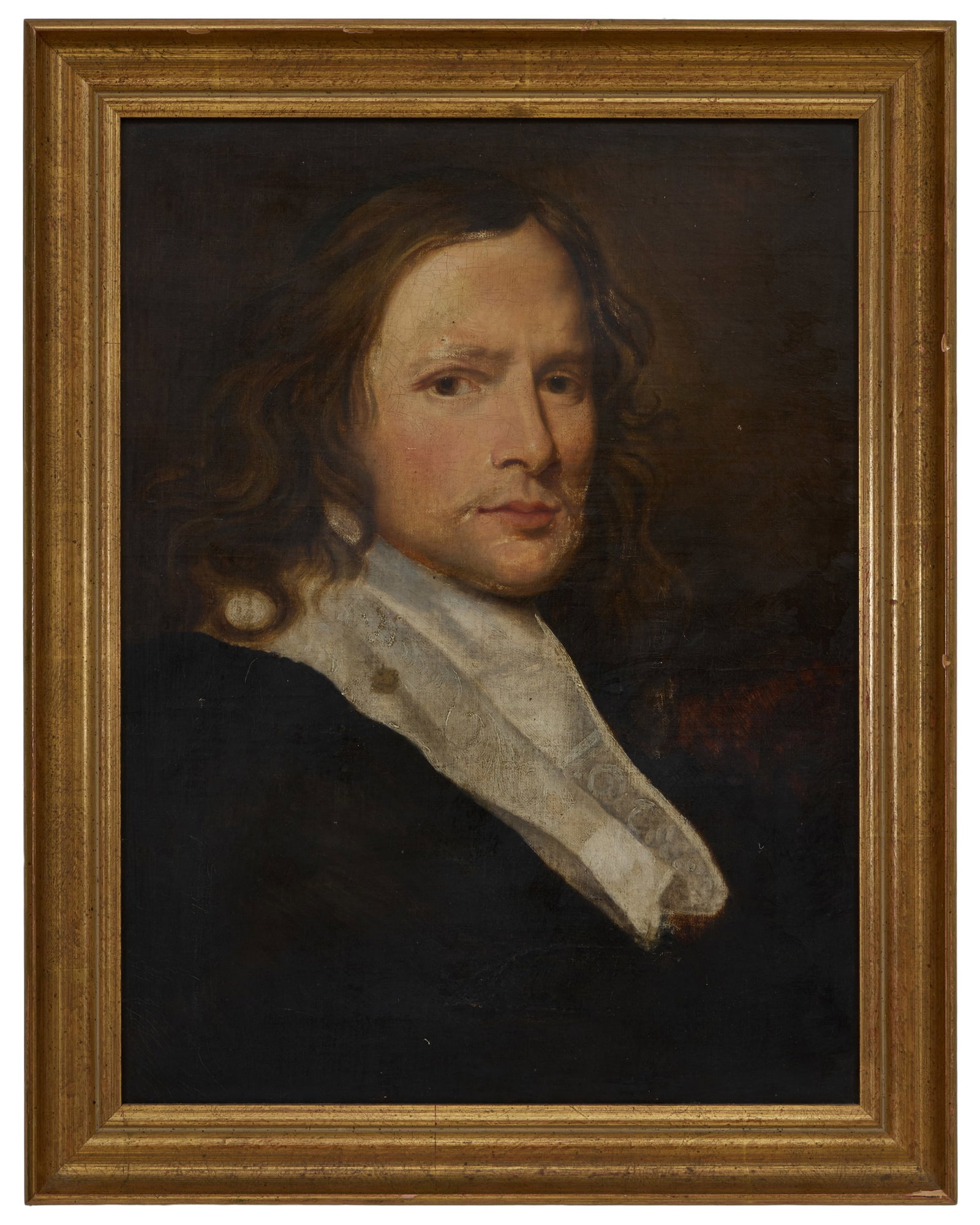 After Sir Anthony van Dyck (1599-1641), "Portrait of a Man," H.- 20 3/4 in., W.- 15 1/2 in., Framed- (1 of 4)