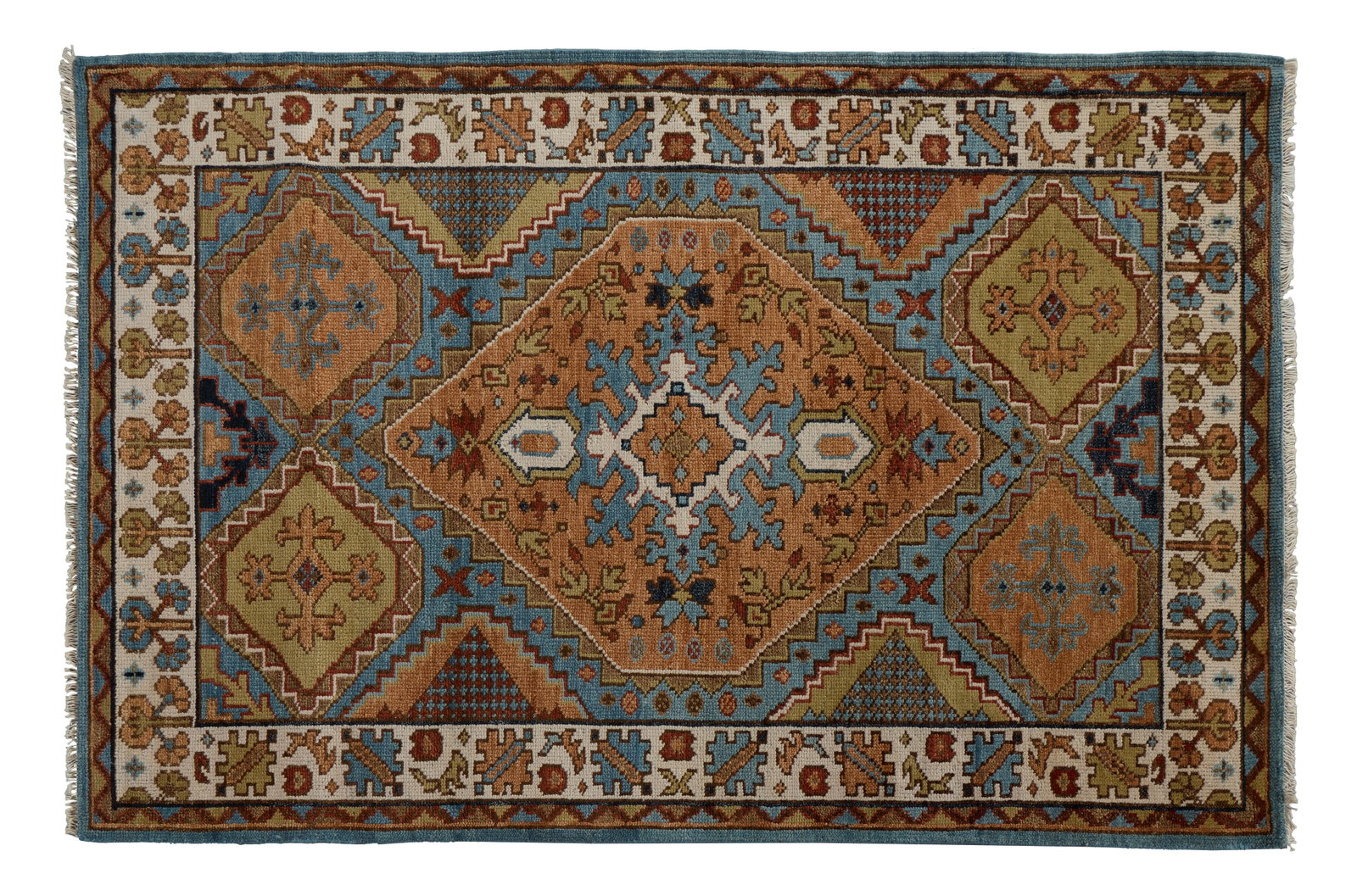 Laristan Bijar Carpet, 6' x 9'.: Laristan Bijar Carpet, 6' x 9'.