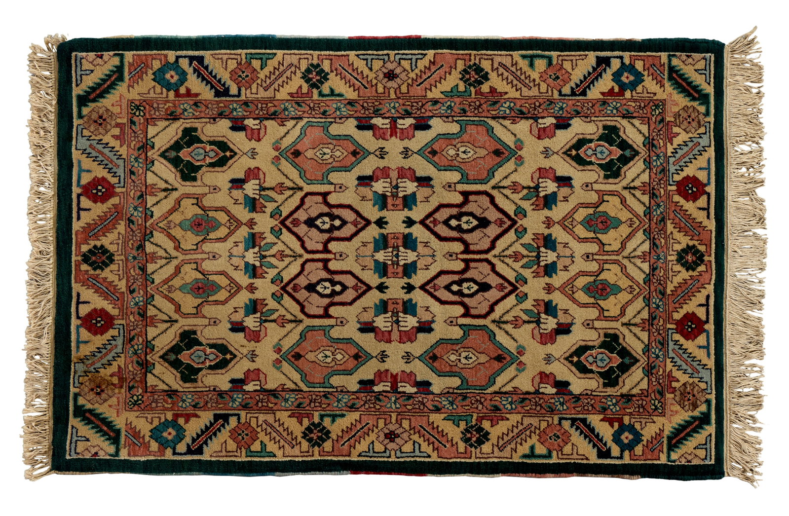 Caucasian Tribal Carpet, 3' 9 x 5' 9. (1 of 2)