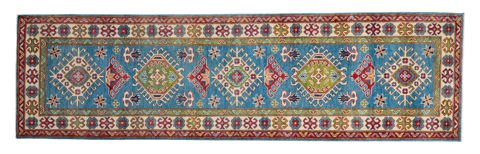 Uzbek Kazak Runner, 2' 9 x 9' 6. (1 of 2)