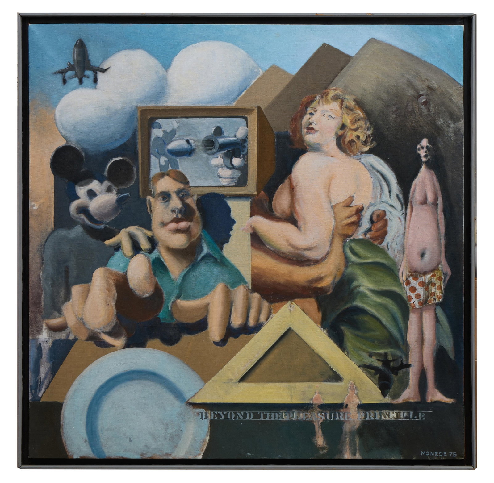 Stephen Monroe (American, 20th Century), "Beyond the Pleasure Point," 1975, H.- 46 in., W.- 46 1/4 (1 of 5)