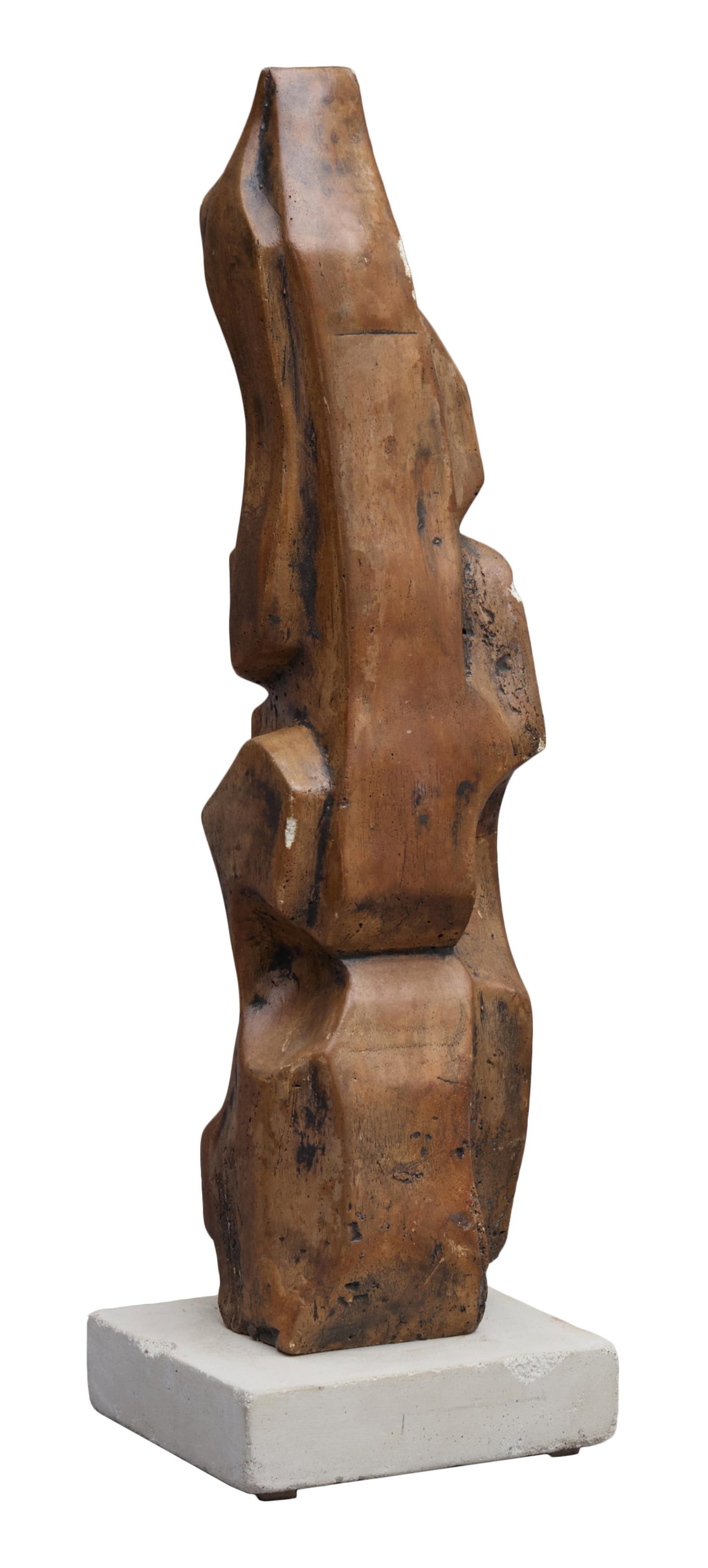 Scott Donadio Style Abstract Study Sculpture, 20th c., H.- 19 3/8 in., W.- 5 7/8 in., D.- 5 1/4 in. (1 of 3)