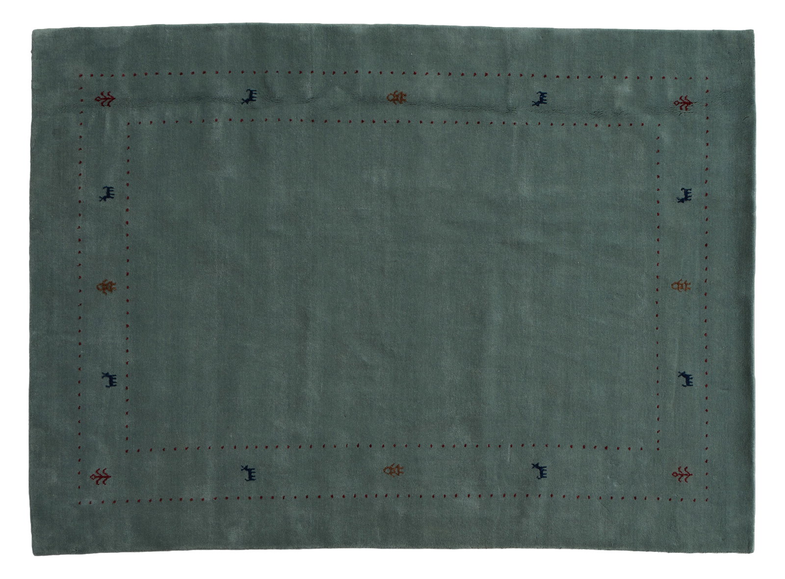Gabbeh Tribal Carpet, 5' 8 x 7' 9.: Gabbeh Tribal Carpet, 5' 8 x 7' 9.