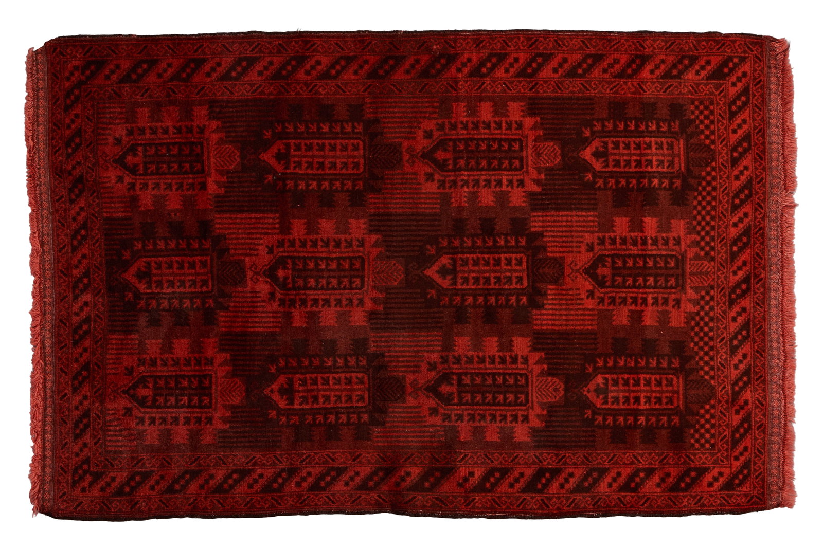 Semi Antique Baluchistan Tribal Carpet, 4' 2 x 6'. (1 of 2)