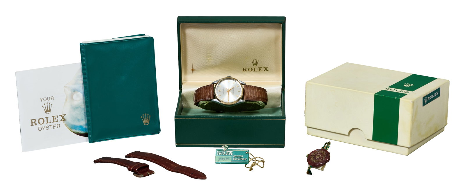 Men's Stainless Steel and 18K Yellow Gold Rolex Oyster Perpetual Wristwatch, 1974, Case- 34 mm, Box- (1 of 4)