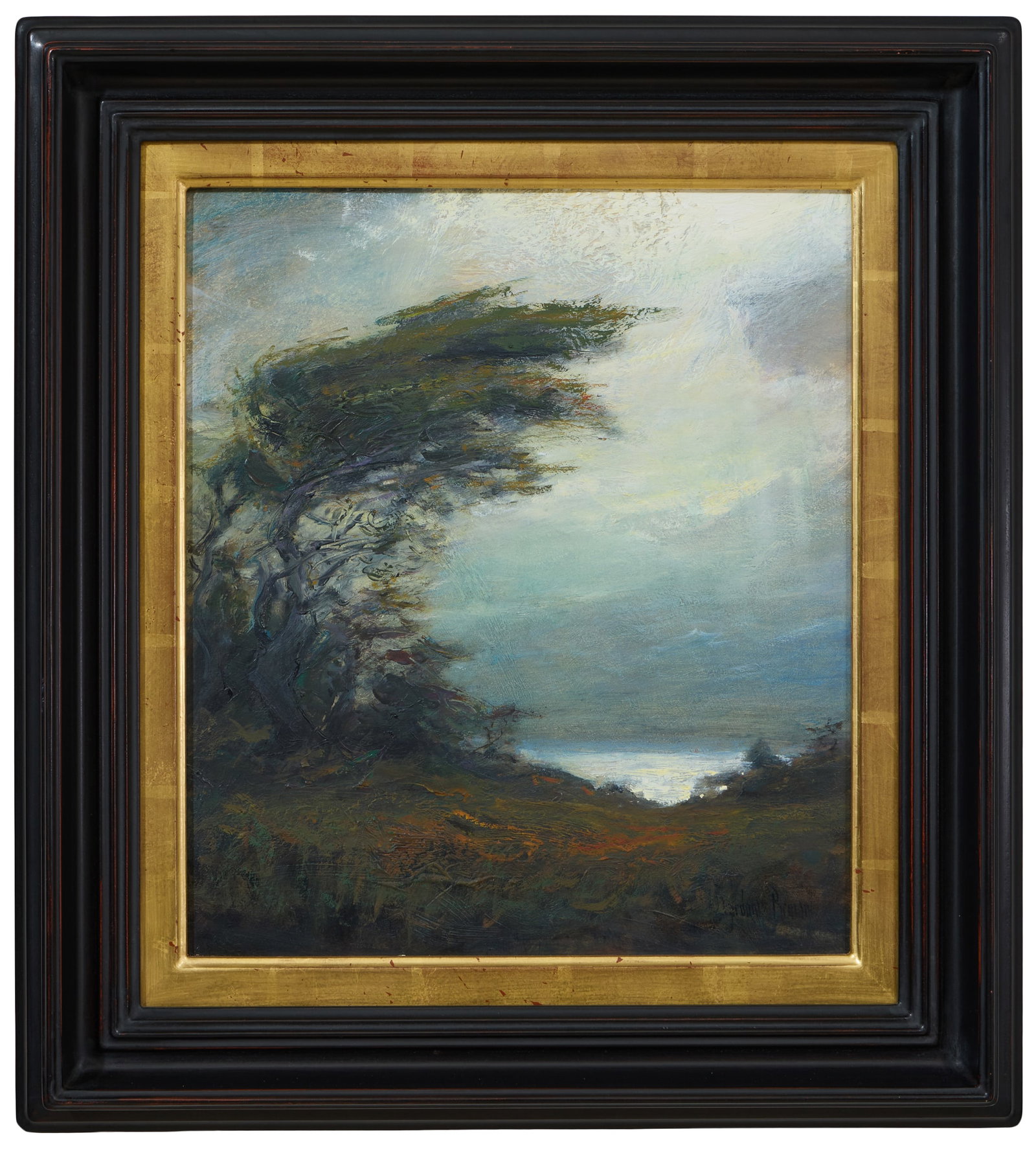 Gordon Brown (American/Colorado, b. 1962), "Tempest," H.- 16 in., W.- 14 in.; Framed- H.- 22 5/8 (1 of 4)