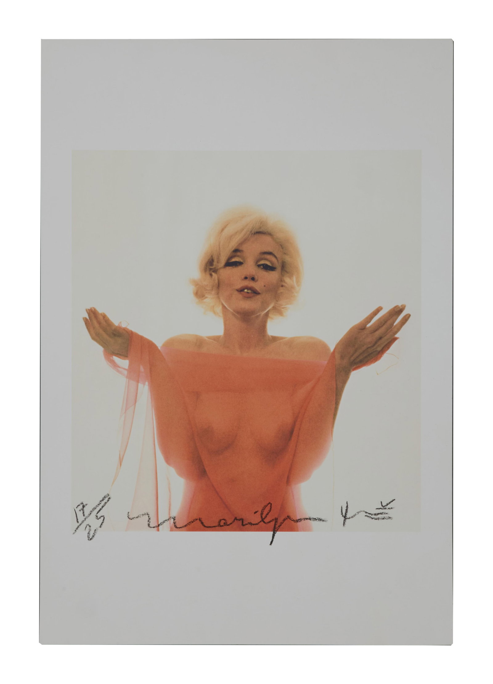 Bert Stern (American, 1929-2013), "Marilyn (What's It All About)," from the Last Sitting (1962), H.-: Bert Stern (American, 1929-2013), "Marilyn (What's It All About)," from the Last Sitting (1962), digital pigment print on wove paper, printed 2012, signed in crayon lower right, titled lower center an