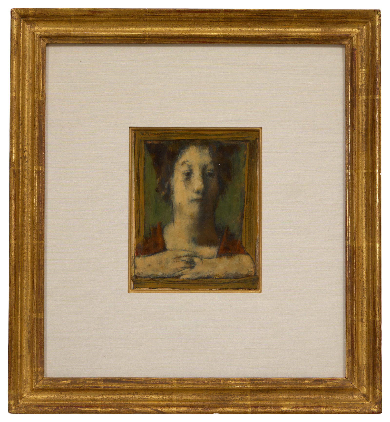 David Aronson (Lithuanian/Massachusetts, 1923-2015), "Observer," Sight- H.- 7 in., W.- 5 1/2 in., (1 of 6)