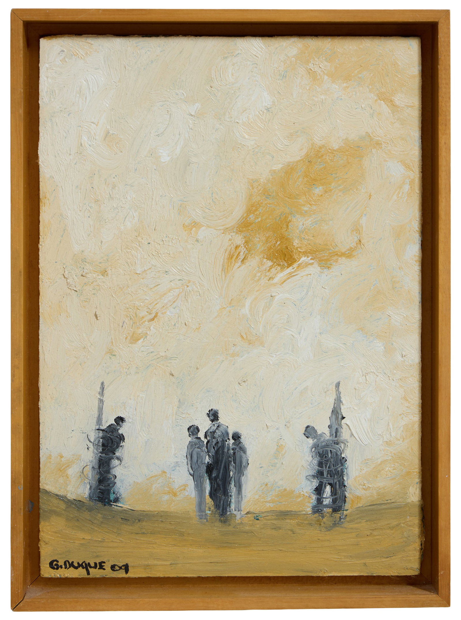 Gustavo Duque (Columbian/New Orleans, b. 1953), "In the Middle of the Pain," 2009, H.- 10 in., W.- 7 (1 of 5)