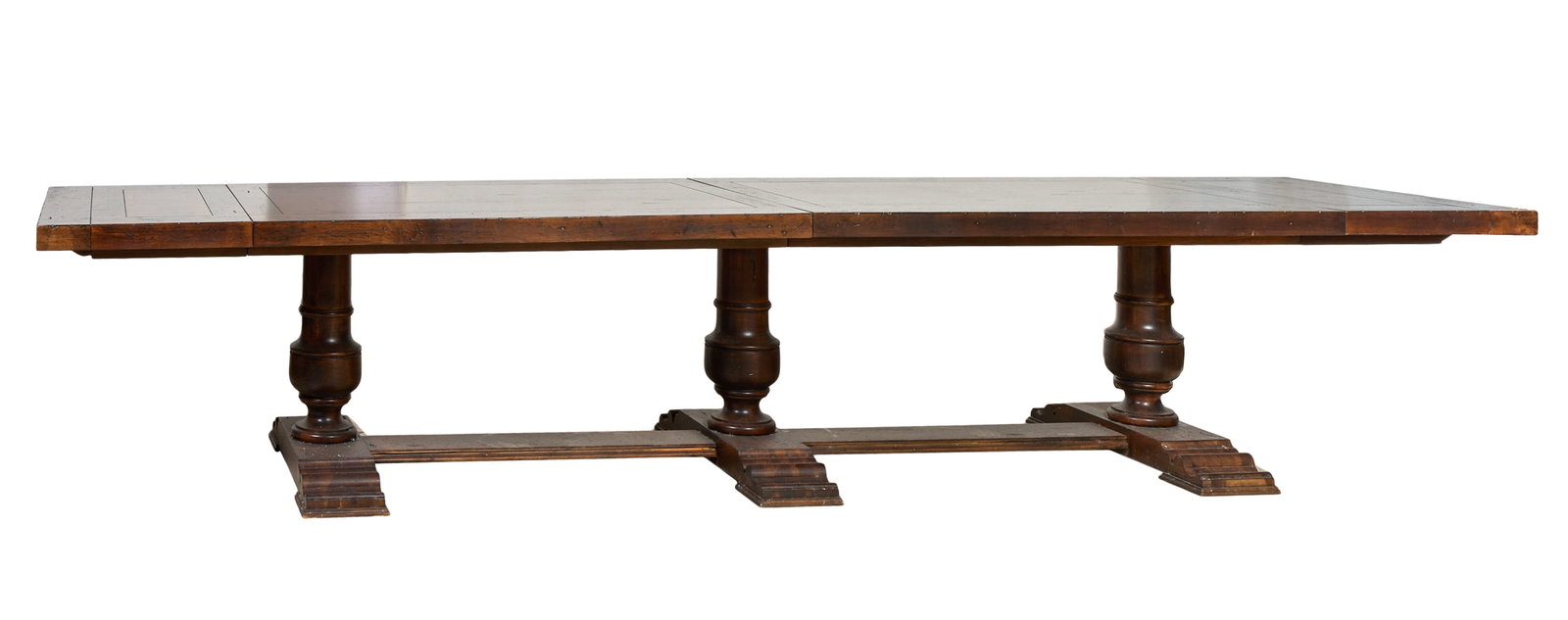 Large French Provincial Style Extension Monastery Table, mid/late 20th c., H.- 29 5/8 in., W.- 176 (1 of 1)