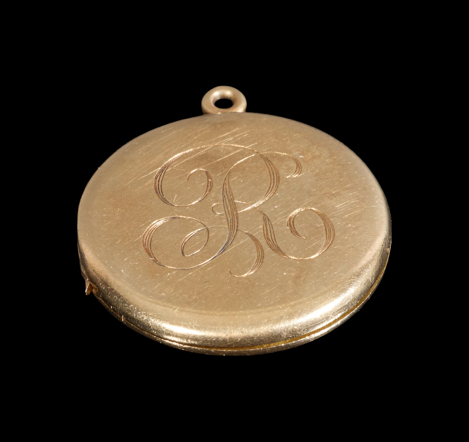 14K Yellow Gold Religious Medallion Locket, 1933, App. Total Wt.- 9.3 grams, Dia.- 24 mm. (1 of 4)