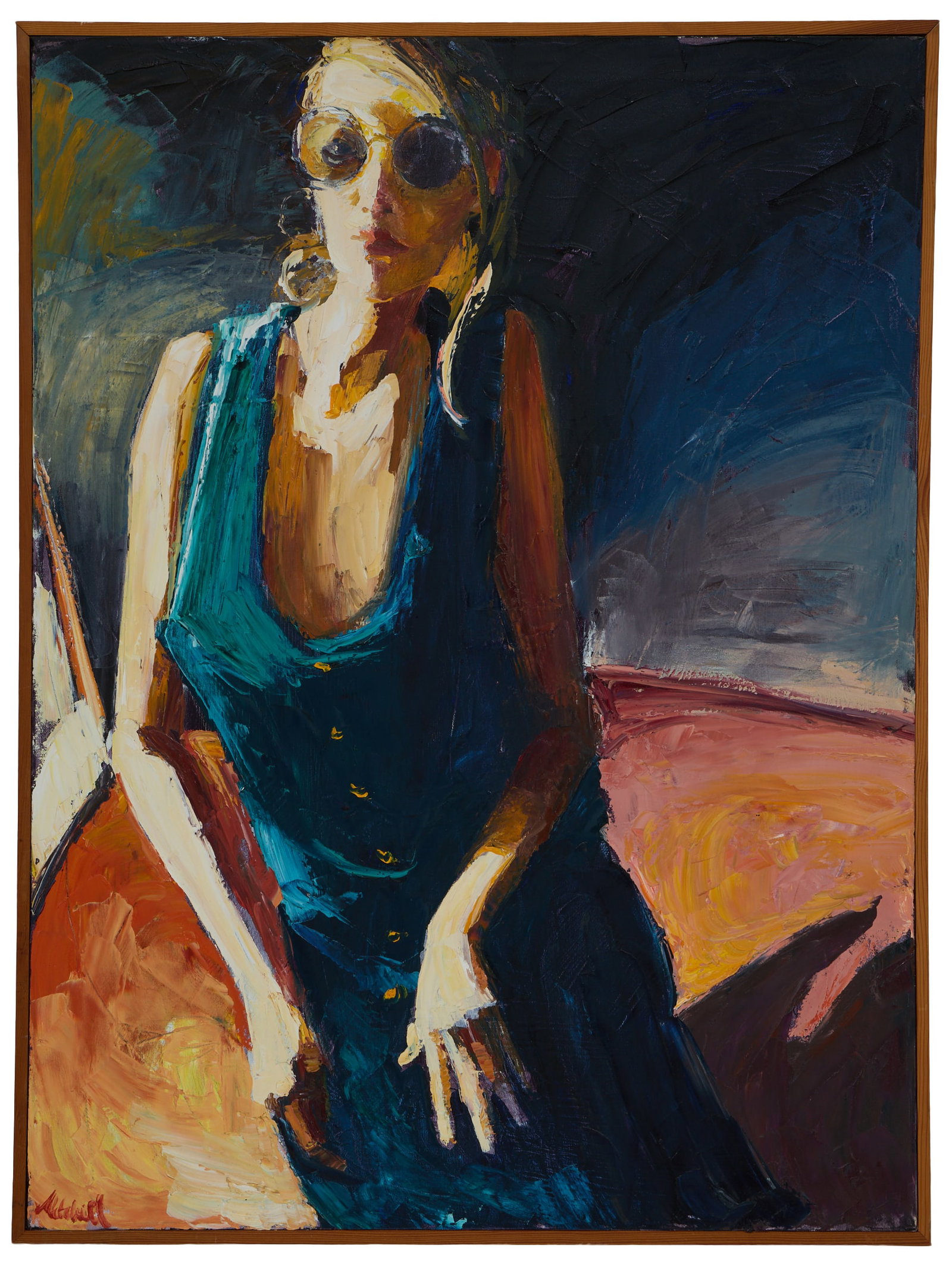 James Michalopoulos (American/Louisiana, 1951), "Smissy Pooka," 1993, H.- 40 in., W. 30 in., Framed- (1 of 6)