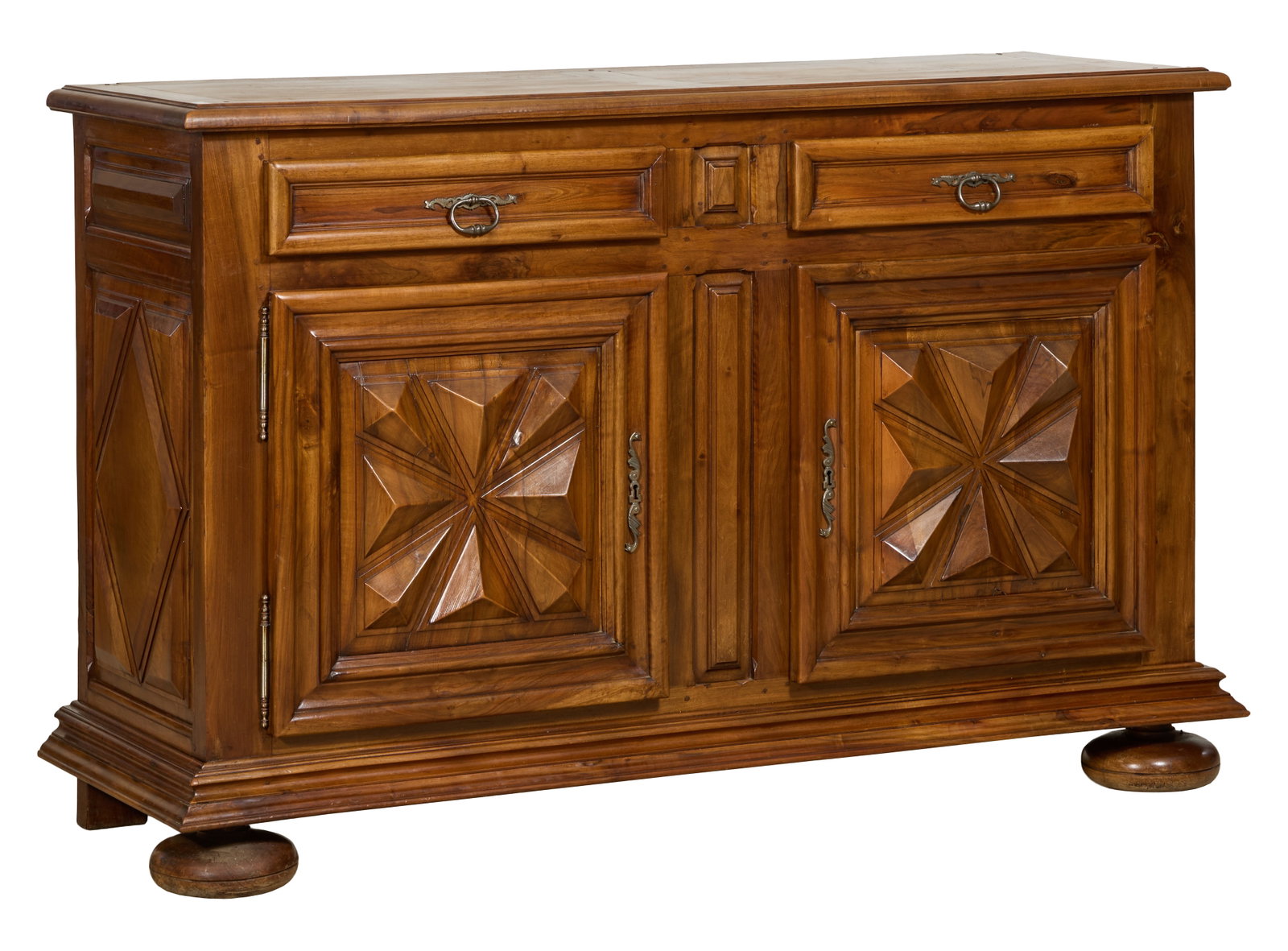 French Louis XIII Style Walnut Sideboard, late 19th c., H.- 43 1/4 in., W.- 67 1/2 in., D.- 22 1/2 (1 of 1)