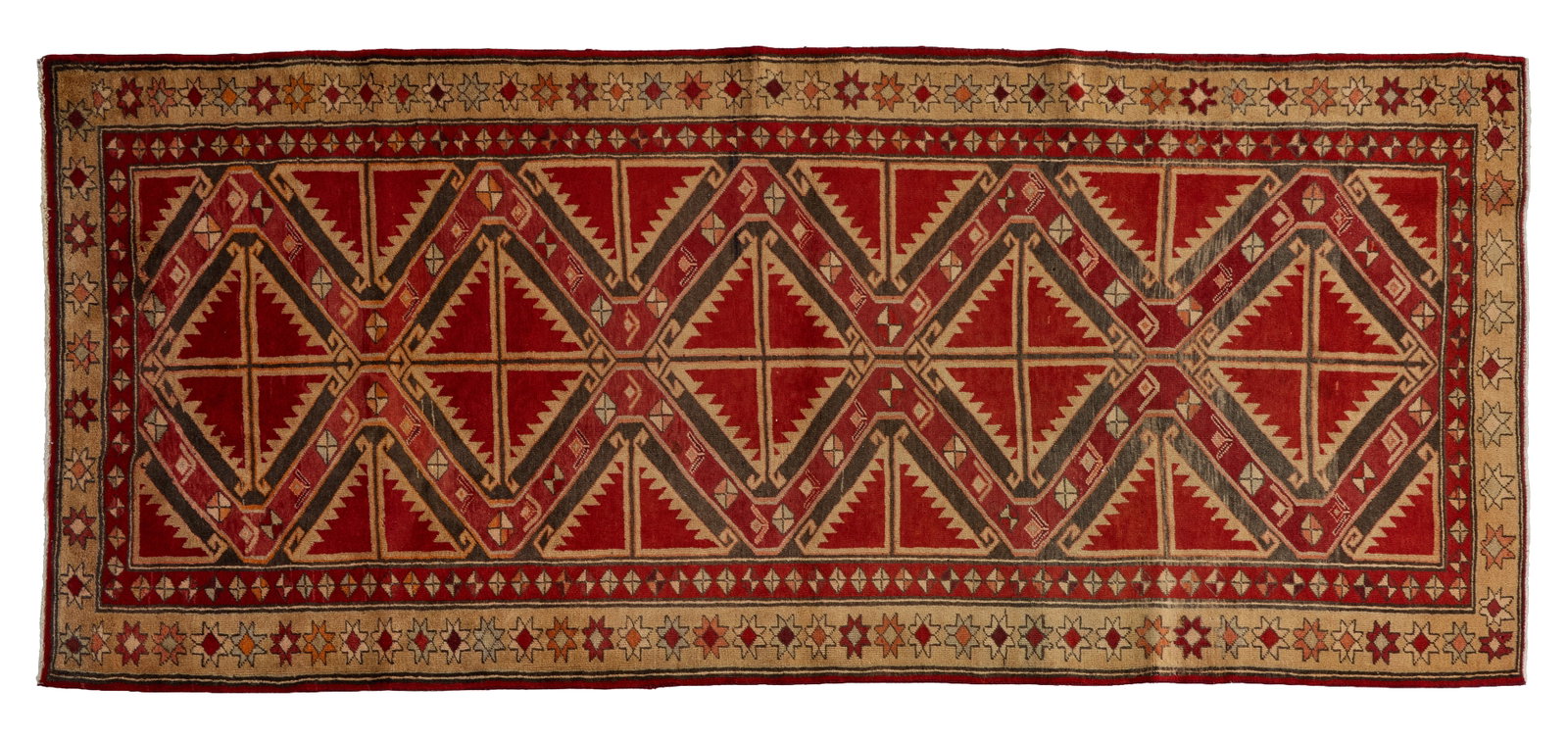 Semi Antique Northwest Persian Carpet, 4' 4 x 10'. (1 of 2)
