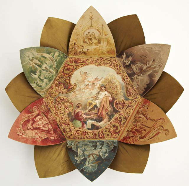 Mardi Gras Ball Invitation, Rex, 1892, "Symbolism of: Mardi Gras Ball Invitation, Rex, 1892, "Symbolism of Colors," designed by Bror Anders Wikstrom, illustrated in Schindler's "Invitations of the Golden Age," p. 63