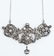 Antique Victorian Pierced Floriform Silver Lavalier, c.