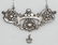 Antique Victorian Pierced Floriform Silver Lavalier, c. - 2