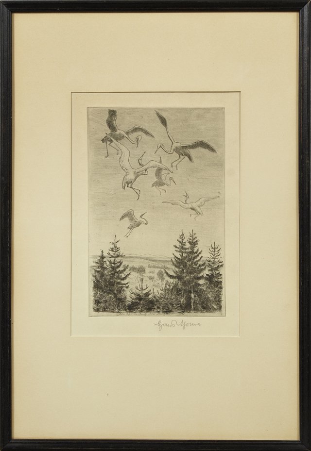 Hans Thoma (1839-1924, Germany), "Wundervogel," early (1 of 1)