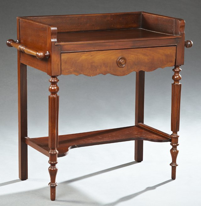 French Provincial Louis XVI Style Carved Mahogany (1 of 1)