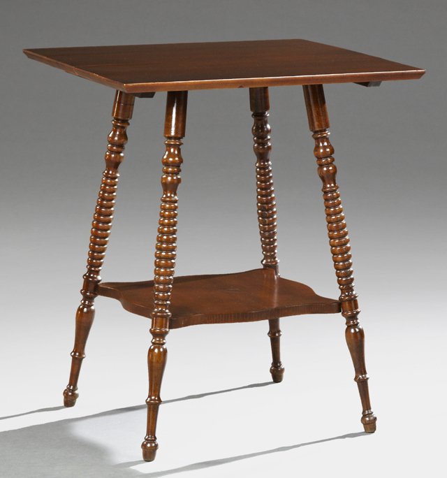 American Victorian Mahogany Lamp Table, c. 1900, on (1 of 1)