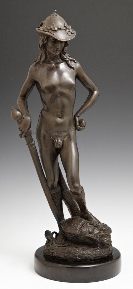 After Donatello (1386-1466), "David Vanquishing (1 of 1)