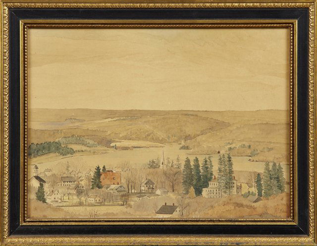 Allen James King (1878-1963), "Cape Cod Town," early (1 of 1)