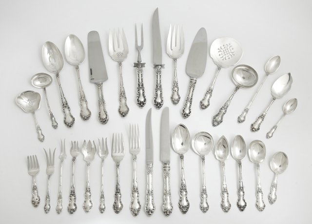 Two Hundred Forty-Four Piece Set of Sterling Flatware, (1 of 1)