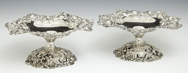 Pair of Sterling Compotes, early 20th c., # 269, by (1 of 4)
