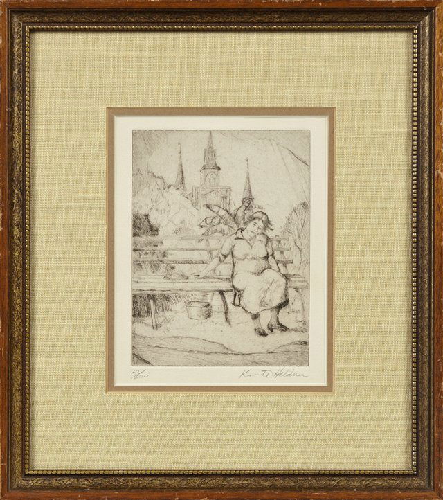 Knute Heldner (1877-1952, New Orleans/Minnesota), "On a (1 of 1)