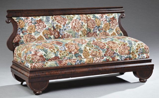 Large American Empire Revival Carved Mahogany Window (1 of 1)