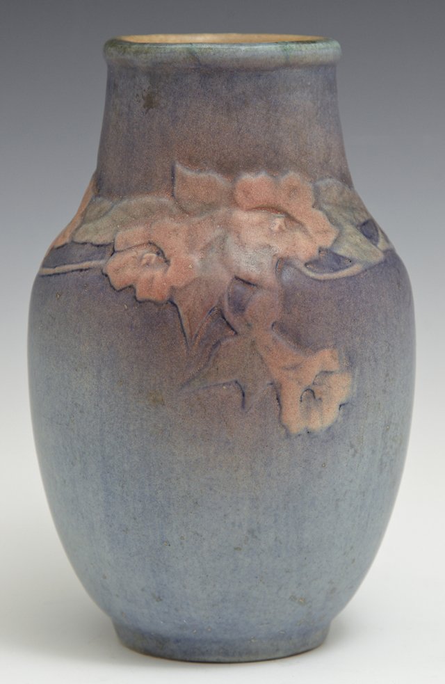 Newcomb College Matte Glaze Baluster Vase, 1922, by (1 of 2)