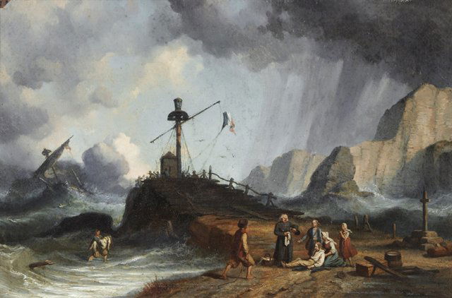 Louis Francois Joseph Trouville, "First Aid for the (1 of 4)