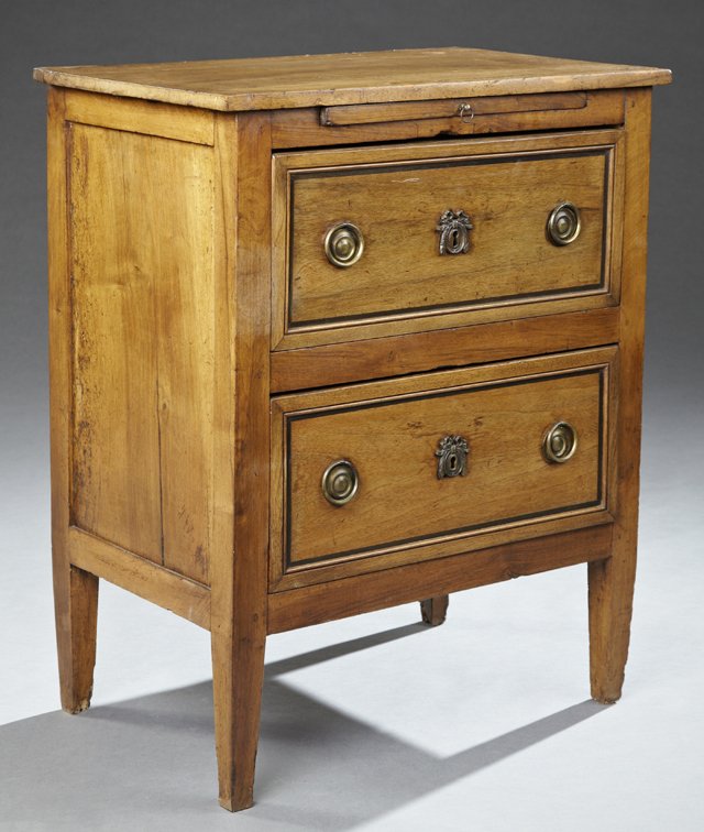 French Provincial Louis XVI Style Carved Walnut (1 of 2)