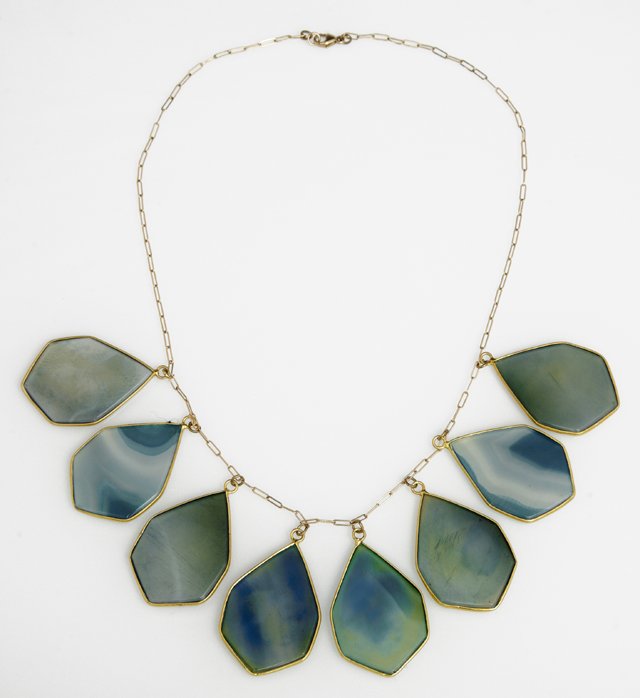 Unusual 14K Yellow Gold Link Necklace, 20th c., the (1 of 1)