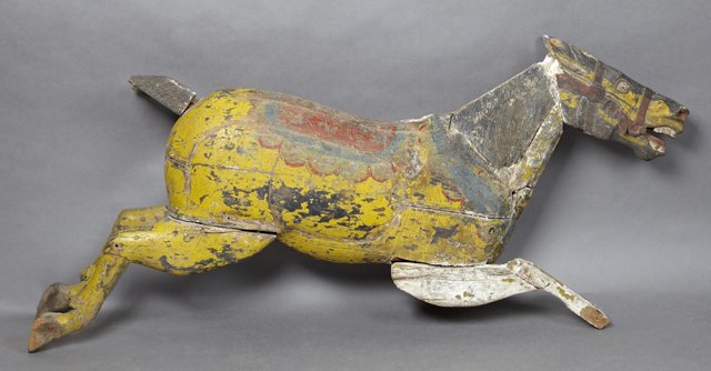 American Victorian Polychromed Carved Pine Carousel (1 of 10)