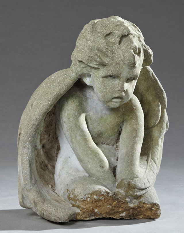 Contemporary Cast Stone Garden Figure, 20th c., in the (1 of 1)