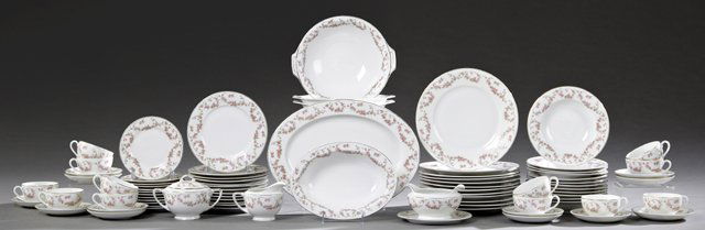 Eighty-One Piece Set of Thun Bohemian Porcelain (1 of 1)