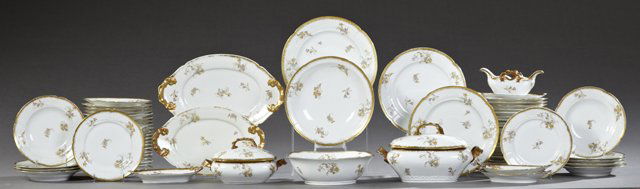 Sixty-Six Piece Set of Limoges Porcelain Dinnerware, c. (1 of 1)