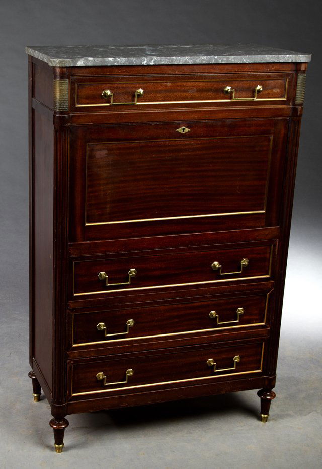 French Directoire Style Ormolu Mounted Marble Top (1 of 1)